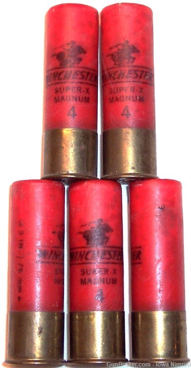 Winchester® Super-X® Magnum 12-3” Gauge 1-7/8 Ounce #4 Lead 4¼ Dram X1234-img-0