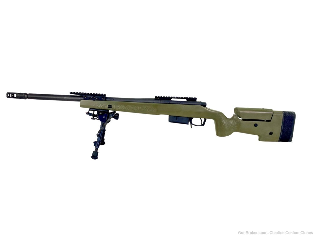 FBI HRT Custom Precision Rifle - Reminton 700 5R Stainless "near clone"-img-0
