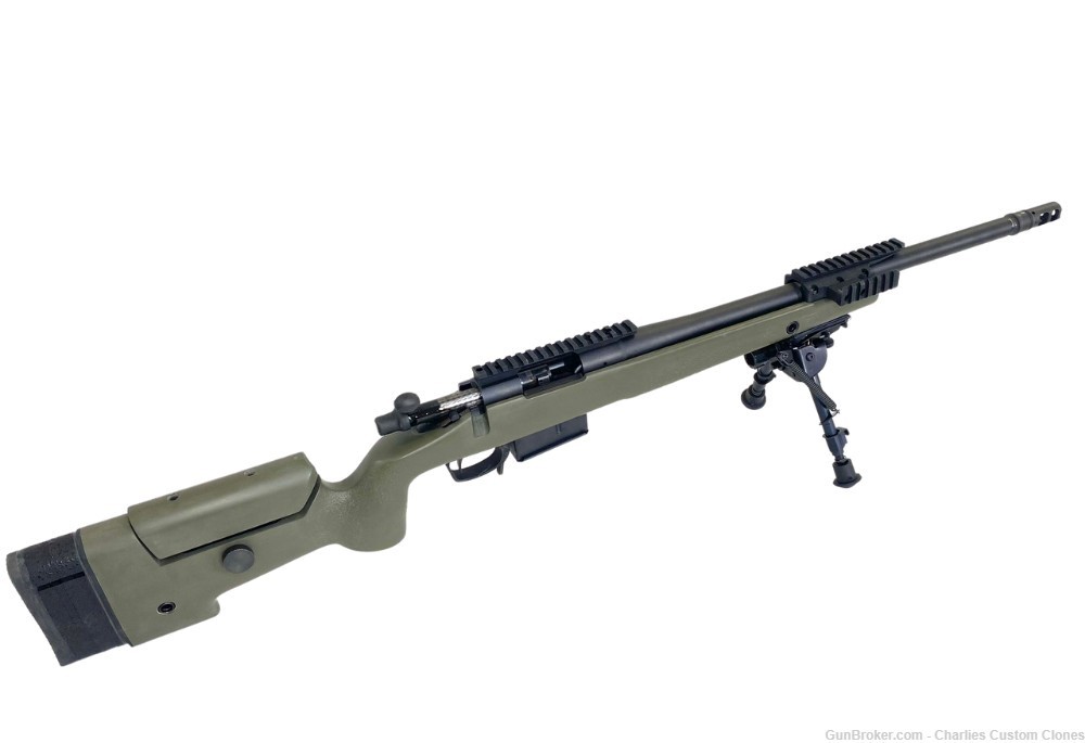 FBI HRT Custom Precision Rifle - Reminton 700 5R Stainless "near clone"-img-5