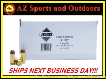 ASO AMMO by Norma - 40 S&W - 122 Grain - Frangible - 50 Rounds-img-0