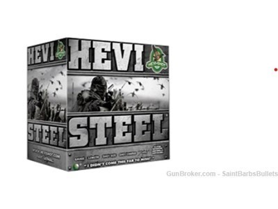 HEVI-Shot HEVI-Steel 12 Gauge 1550 fps 3.5? 1 3/8 oz. #4 – 25 Rounds