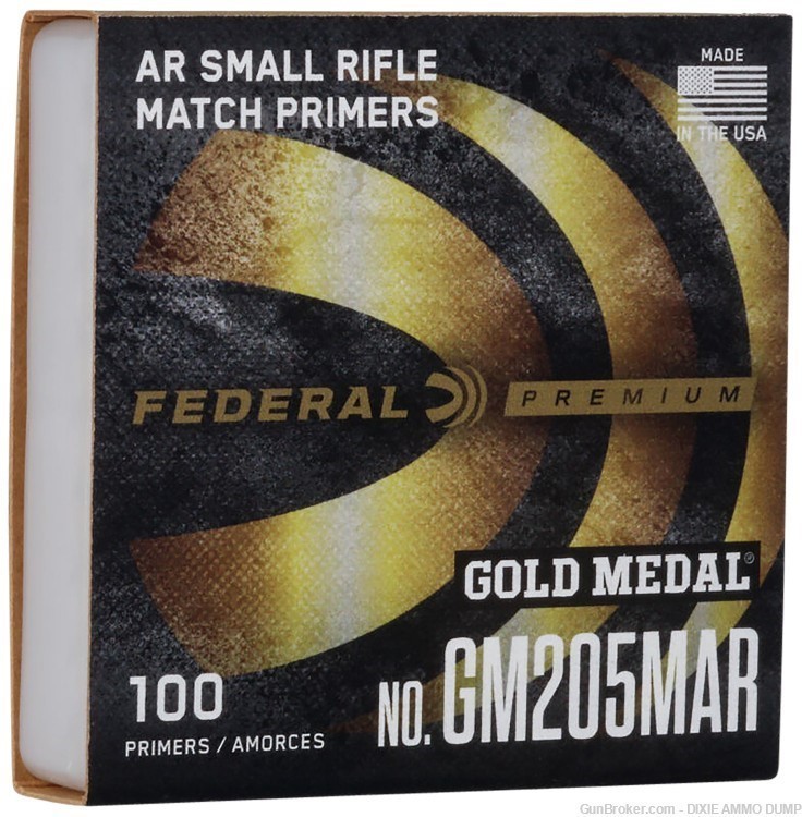 1000 Federal GM205MAR Gold Medal Premium Small AR Rifle Multi-Caliber -img-0