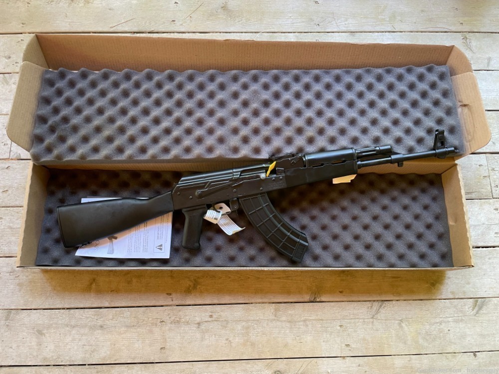 Romanian WASR 10 V2 AK-47 7.62x39 w/ poly furn & slant break-img-0