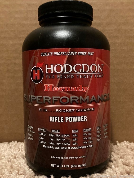 Hodgdon Superformance Smokeless Powder 1 lbs Hodgdon-Superformance Hodgdon-img-0
