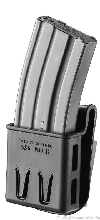 Fab-Defense On-Belt Polymer Magazine Pouch For 5.56 Mags-img-1