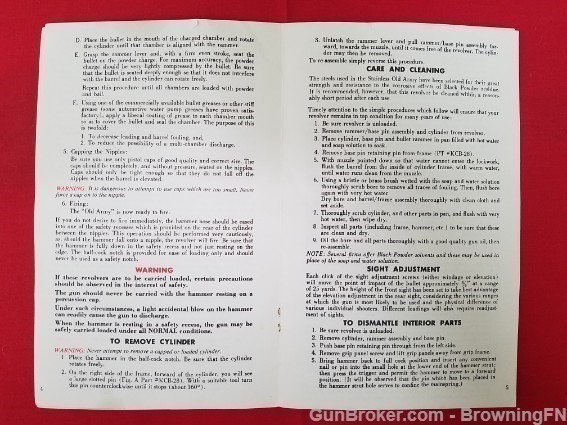 Orig Ruger Old Army Revolver Owners Manual 1979-img-1
