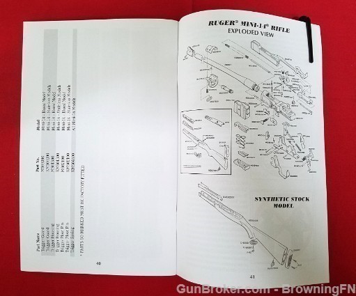 Orig Ruger Mini-14 Owners Instruction Manual 2003-img-1