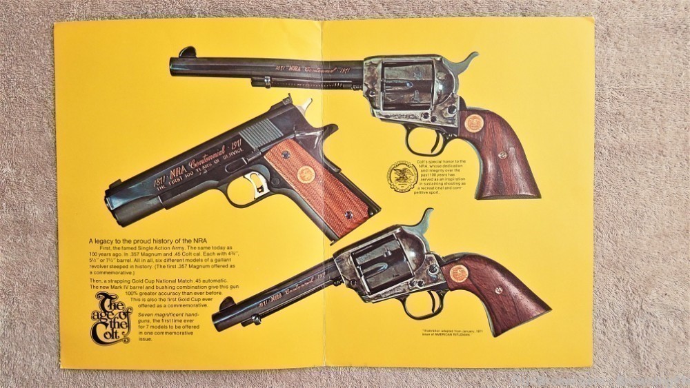 Orig Colt The Magnificent Seven Flyer 1971-img-1