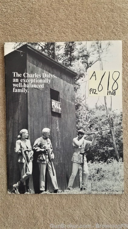 Orig Charles Dalys Custom Crafted Shotguns Catalog 1968-img-0