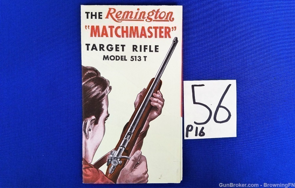 Original Winchester Model 513 T Matchmaster Target Rifle Flyer-img-0