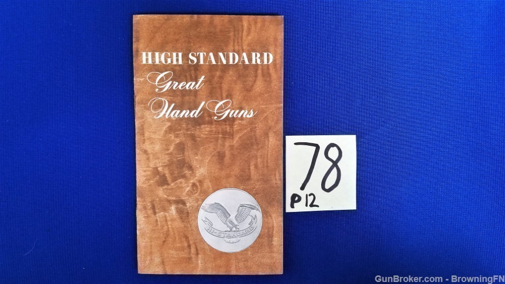 Original High Standard Great New Hand Guns Catalog-img-0