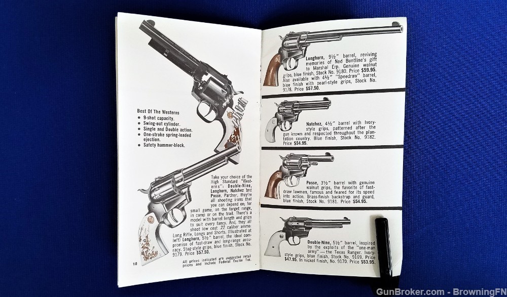 Original High Standard Great New Hand Guns Catalog-img-2