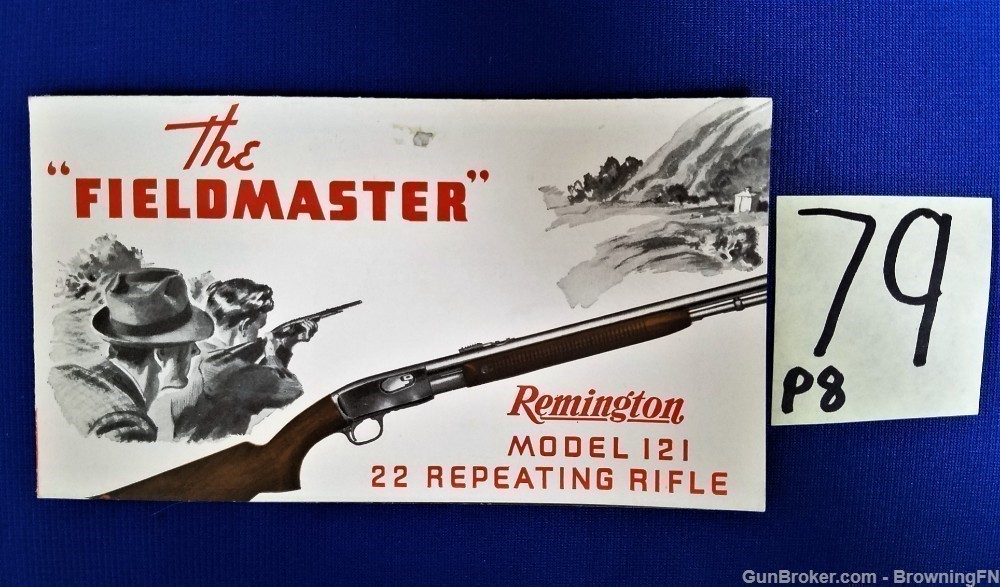 Original Remington Model 121 Fieldmaster Flyer-img-0