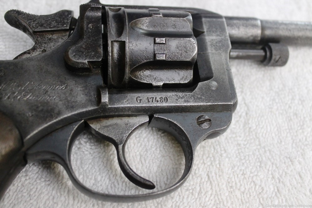 1898 French MAS Model 1892 Revolver in 8mm-img-2