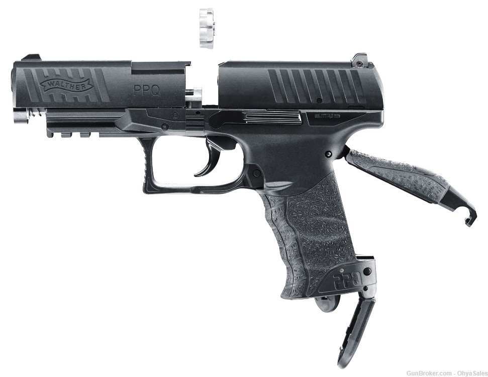 Umarex Walther PPQ CO2 .177 Pellet / BB Repeater Air Pistol, 360FPS 2256010-img-3