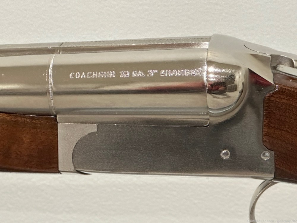Stoeger Coach Gun Supreme 12 Guage - High Polished Stainless Steel NIB!-img-5