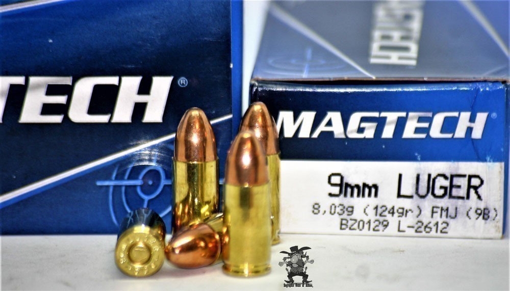 9MM MAGTECH 124 Gr FMJ Excellent Training 9 mm 100 Rounds Brass NOCCFEES-img-2