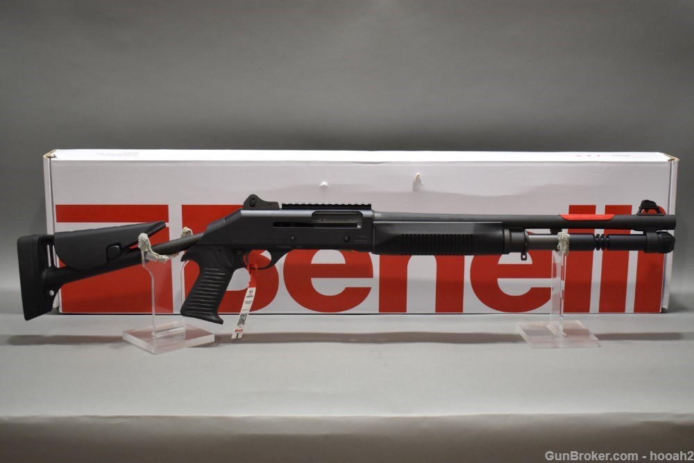 Wonderful Benelli M1014 Semi Auto Tactical 3" 12 G Shotgun W Box Italy-img-0