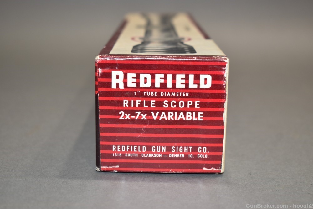 Vintage Redfield 2X-7X Rifle Scope Fine Crosshair Reticle W/Box -img-5