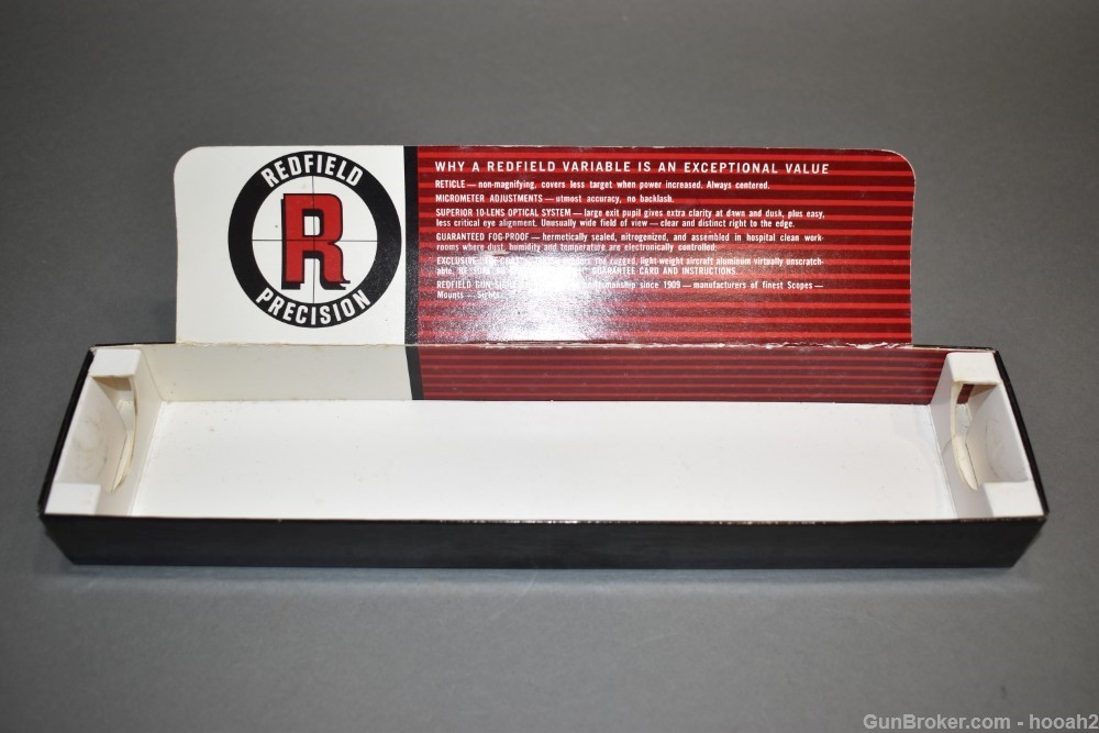 Vintage Redfield 2X-7X Rifle Scope Fine Crosshair Reticle W/Box -img-8