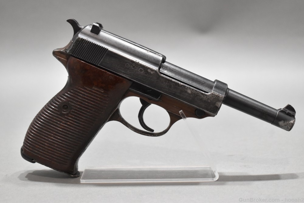 German WW2 Era Walther AC 44 AC44 Dual Tone P38 Semi Auto Pistol 9mm -img-0