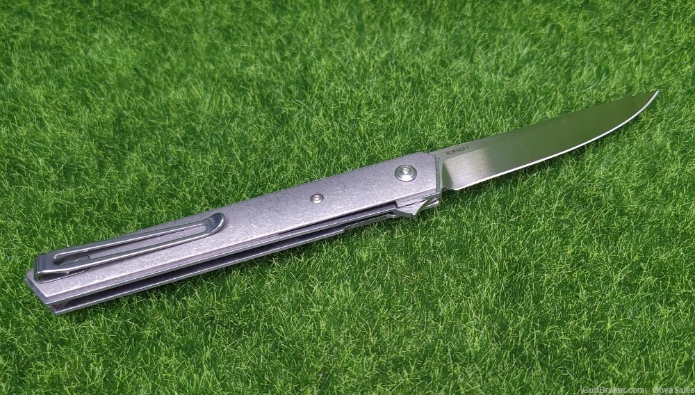 Boker Plus Kwaiken Air Linerlock Gray Titanium Folding VG-10 Knife  01BO169-img-5