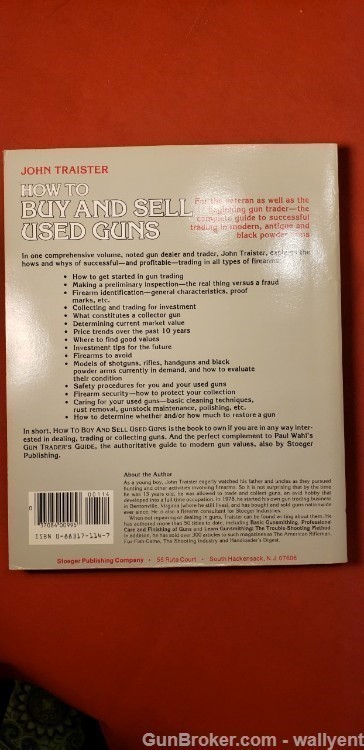 How to Buy and Sell Used Guns Manual Book John Traister Antique Blackpowder-img-5