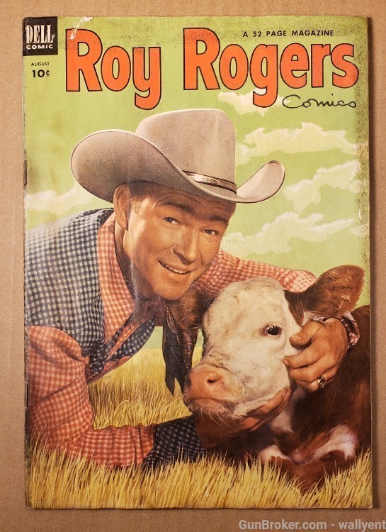 Roy Rogers 3 Comic Books 1953 Dell Cowboy Western 10cent American Magazine -img-5