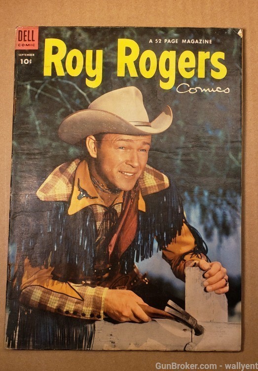 Roy Rogers 3 Comic Books 1953 Dell Cowboy Western 10cent American Magazine -img-3