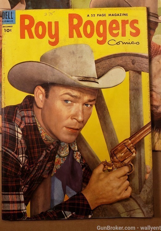 Roy Rogers 3 Comic Books 1953 Dell Cowboy Western 10cent American Magazine -img-1
