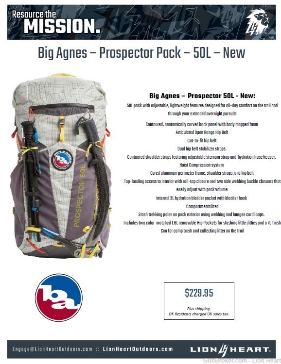 Big Agnes - Prospector 50L Pack-img-0