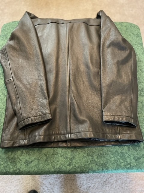 Smith & Wesson Leather Jacket - Early 2000 vintage. Men's Large. Never worn-img-1