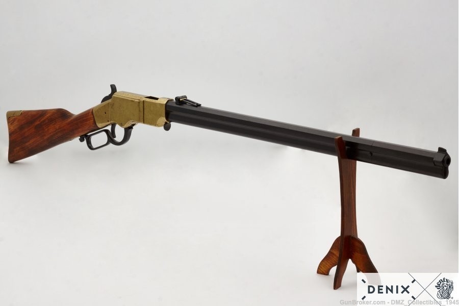 Civil War Henry Repeating Rifle Non Firing Replica-img-4