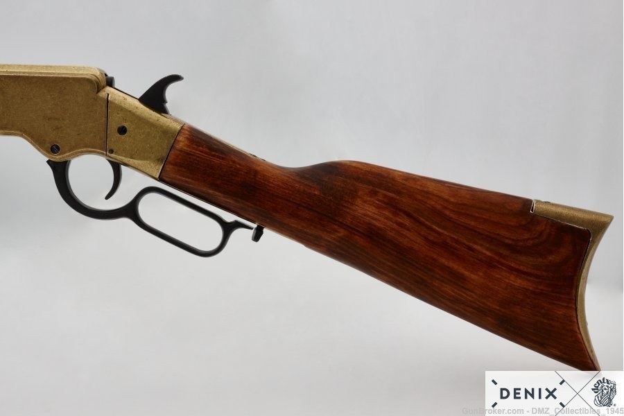 Civil War Henry Repeating Rifle Non Firing Replica-img-7
