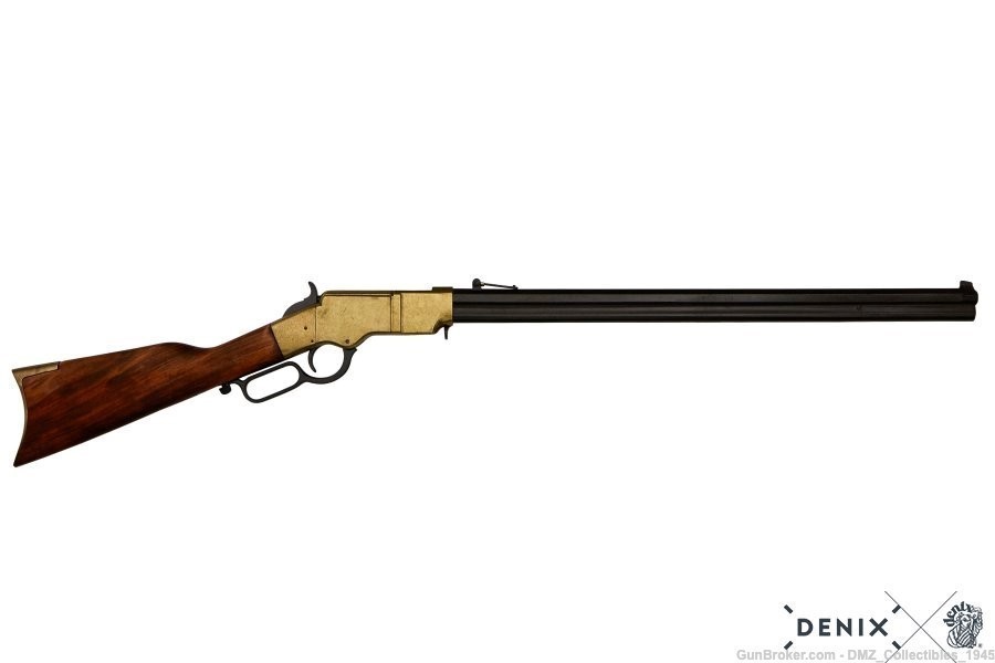 Civil War Henry Repeating Rifle Non Firing Replica-img-0
