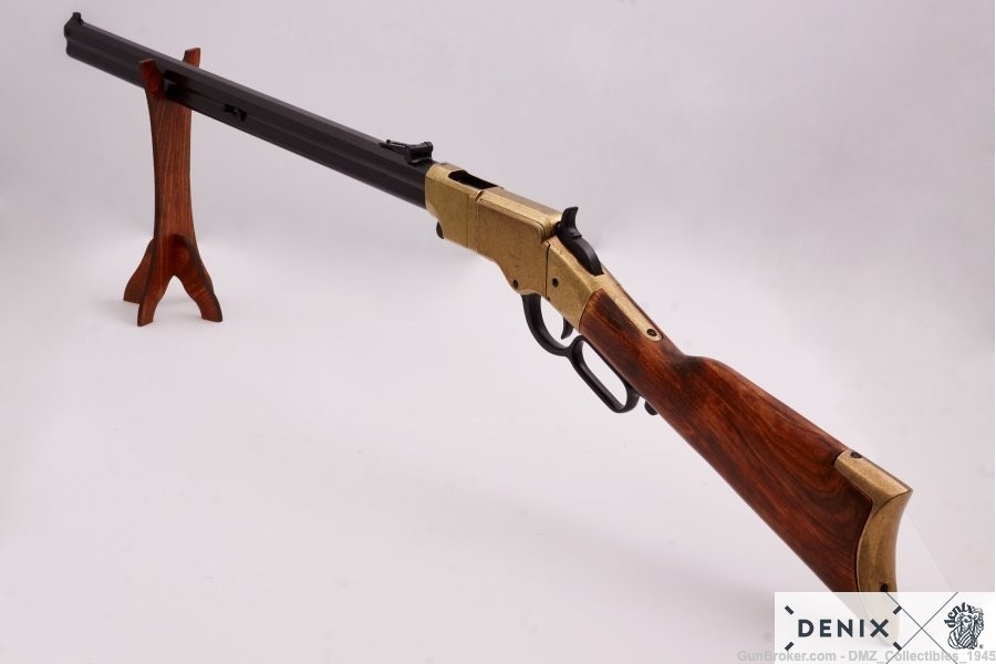 Civil War Henry Repeating Rifle Non Firing Replica-img-2