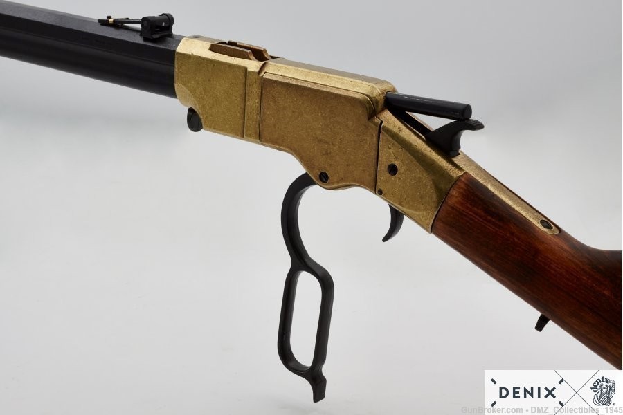 Civil War Henry Repeating Rifle Non Firing Replica-img-6