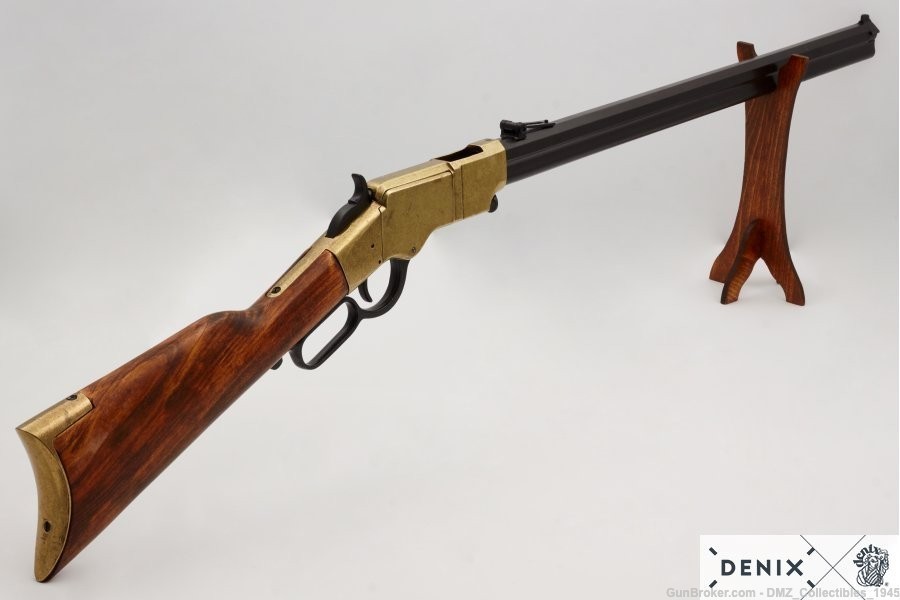Civil War Henry Repeating Rifle Non Firing Replica-img-3