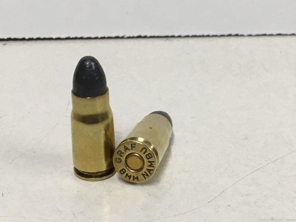 8mm Nambu 109gr RN, 50 rounds, new ammunition-img-0