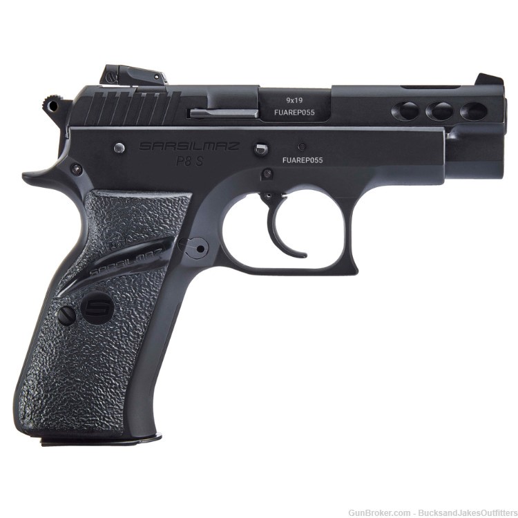 SAR USA Sarsilmaz P8S Compact 9mm Luger Semi Auto Pistol 3.8"-img-0