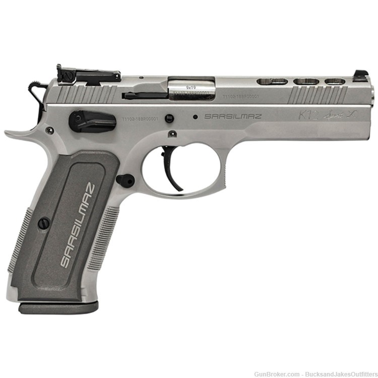 SAR USA Sarsilmaz K12 Sport X 9mm Luger Semi Auto Pistol 4.7"-img-0