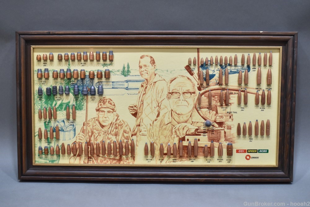 Vintage Speer Founder Bullet Board Advertisement Please READ-img-0