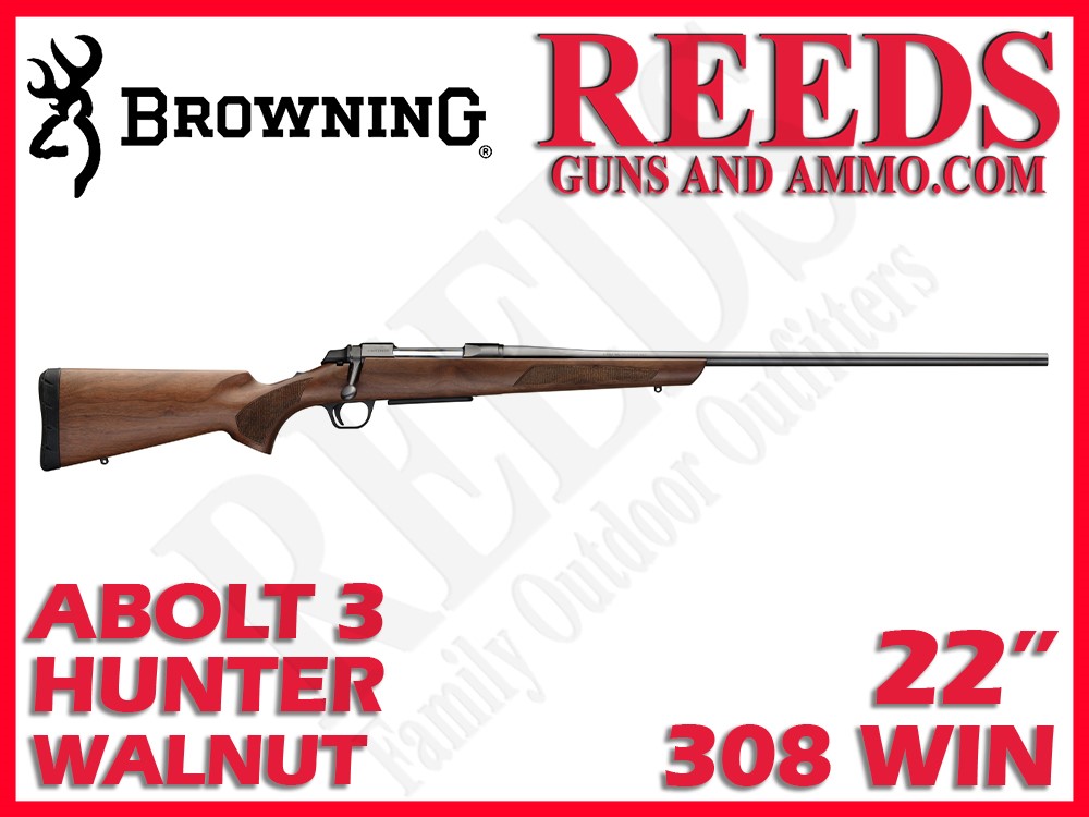 Browning Abolt 3 Hunter Walnut Blued 308 Win 22in 035801218-img-0