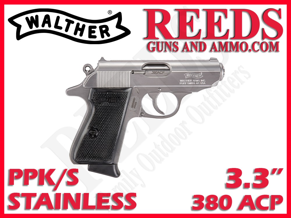 Walther PPK/S 380 ACP 3.3in 2-7Rd Mags 4796004-img-0