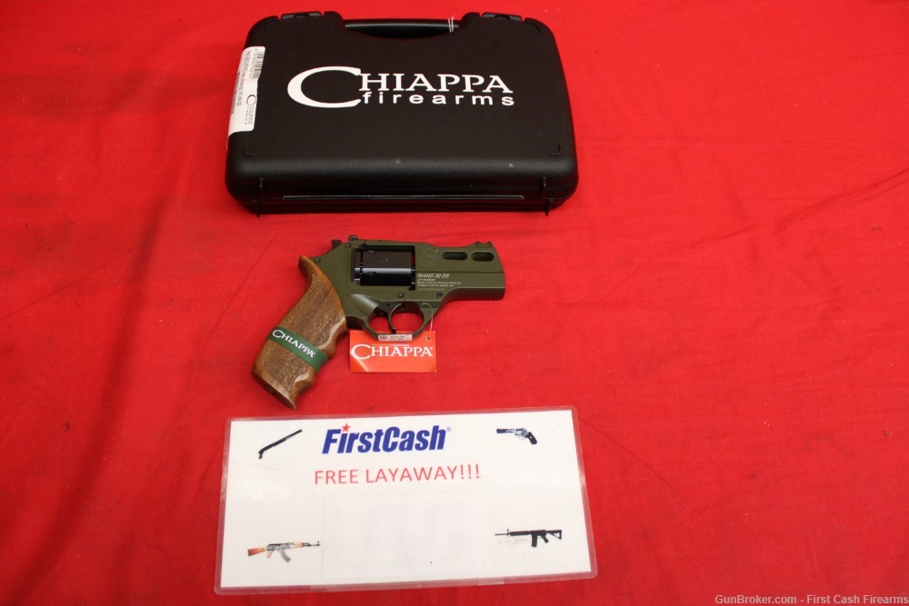 Chiappa Firearms Rhino 30DS 357Magnum, RHINO OD GREEN-img-0