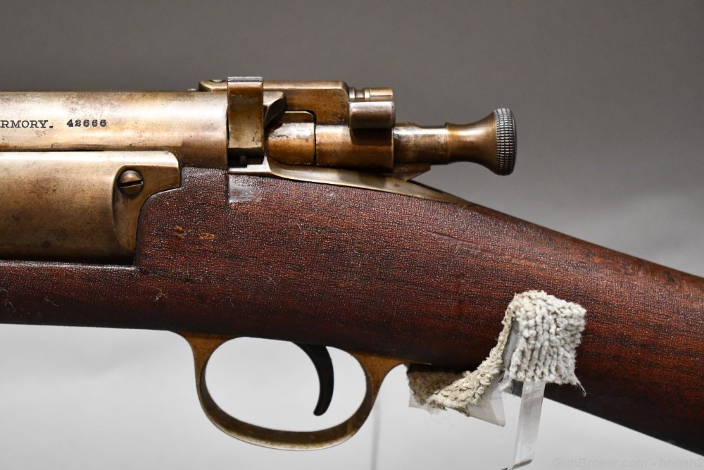 Antique US Springfield Model 1896 Krag Bolt Action Rifle 30-40 Krag READ-img-11