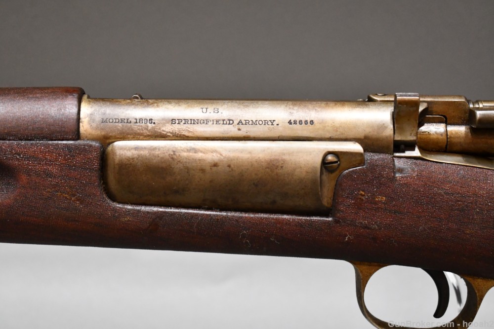 Antique US Springfield Model 1896 Krag Bolt Action Rifle 30-40 Krag READ-img-12