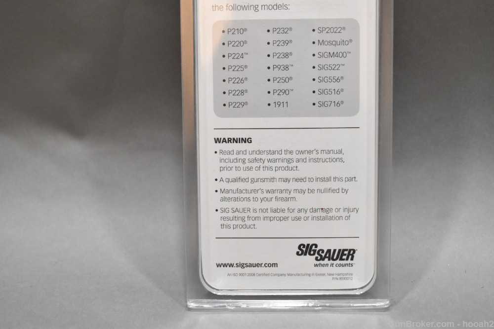 2 Sig Sauer P238 Factory Grip Sets NOS Pearlite Pink Black G10 W/Packaging-img-5