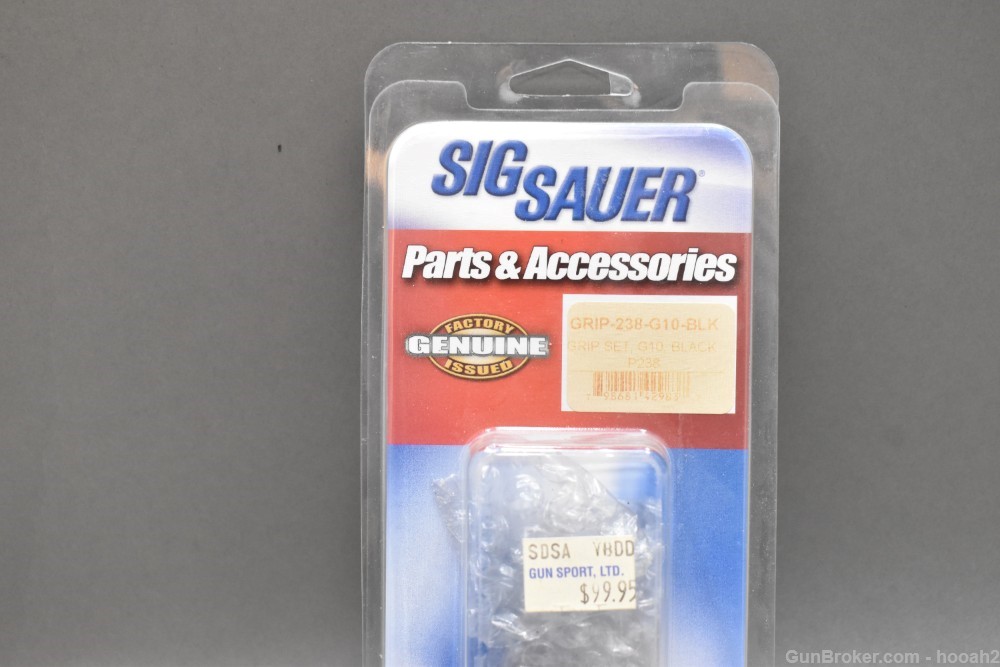 2 Sig Sauer P238 Factory Grip Sets NOS Pearlite Pink Black G10 W/Packaging-img-6