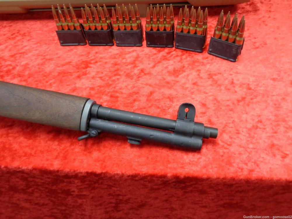 1942 Springfield M1 Garand 308 Winchester Clips Ammo CMP Case NICE WE TRADE-img-8